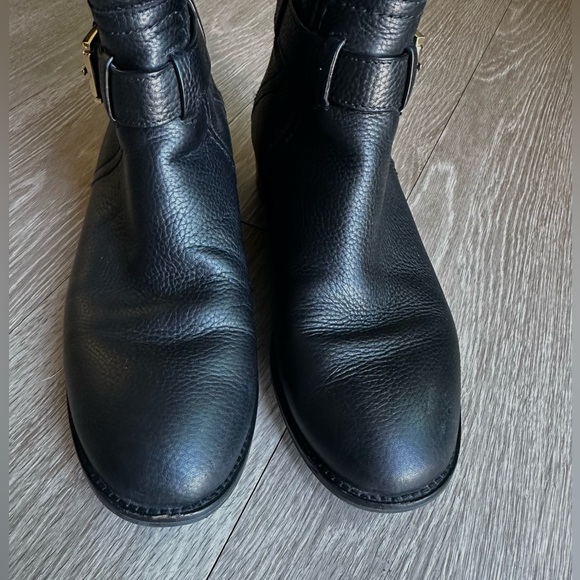 Tory Burch Black Leather Riding Boot - Picture 13 of 15